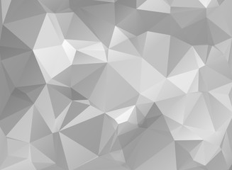 white polygonal background