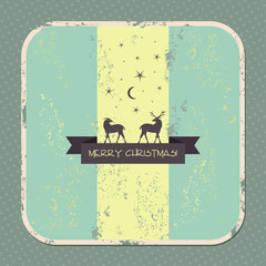 Rentier Icon Vintage Weihnacht