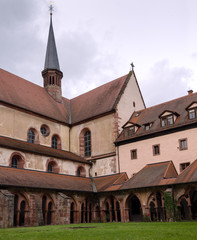 Fototapeta na wymiar Kirche in der Stadt Bronnbach