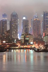 Fototapeta premium Wieżowce miejskie miasta