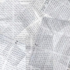 Abstract black and white newspaper background