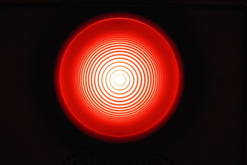 赤い　光　ライト