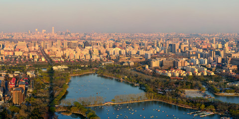 Fototapeta premium Beijing sunset