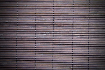 closeup of a wooden mat texture for background
