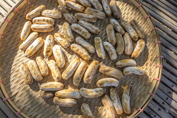 Sun dried banana