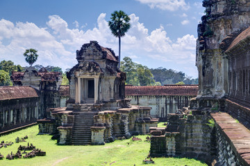 North Thousand God Library of the Angkor Wat  complex