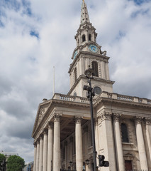 Fototapeta na wymiar St Martin church in London