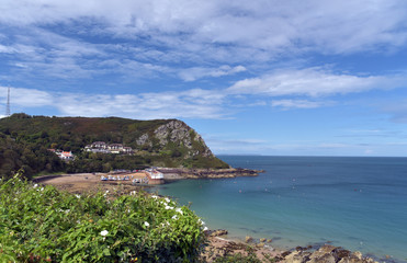 View over Bonne Nuit Bay on Jersey