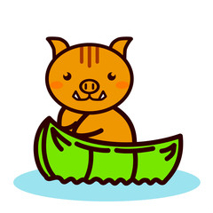 船に乗った動物シリーズ