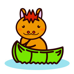 船に乗った動物シリーズ