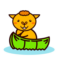 船に乗った動物シリーズ