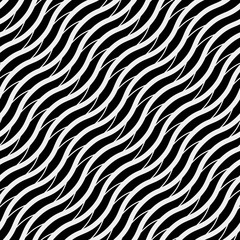 Vector seamless pattern. Modern stylish texture. Repeating geometric tiles with diagonal lines - stock vector