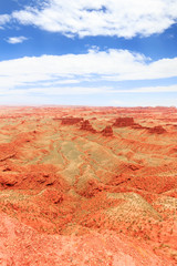 landscape red sandstone earth blue sky