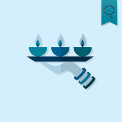 Diwali. Indian Festival Icon