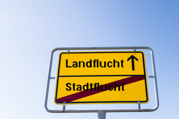 Landflucht und Stadtflucht