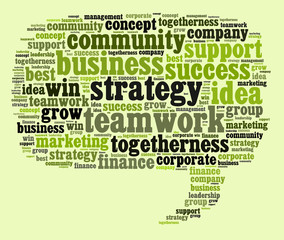 Business and strategy illustration concept