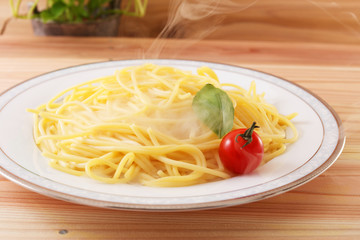 おいしそうなスパゲティ 