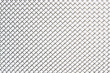 Metallic Grid on the white backgraund