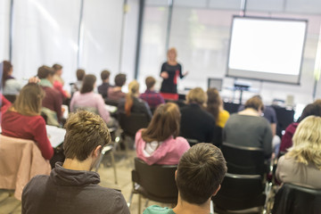 Lecture at university.