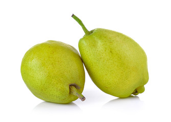 pears isolated on white background