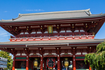 Fototapeta na wymiar Senso-Ji Temple in Tokyo, Japan