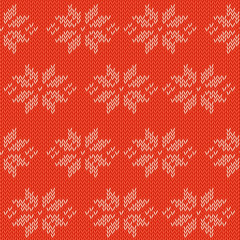 Winter knitted cards and templates