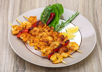 Prawn skewer