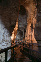 Diamond Cave or Tham Pranangnai in Krabi province,  Thailand