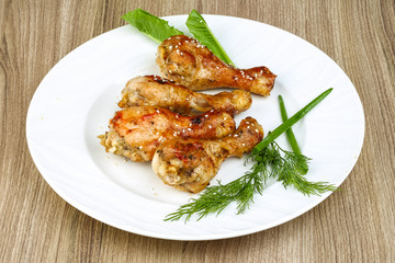 Grilled chicken legs