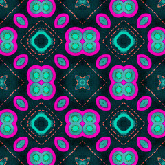 Background of Thai style fabric pattern