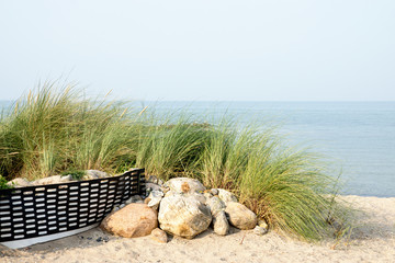 Strand in Heiligenhafen, Ostsee, Deutschland