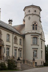 Palace in the eclectic style. Built between 1890-1895 on the plan of the letter H. Country: Poland, village: Przyszowice, region: Upper Silesia.
