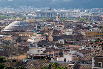Naklejka premium Cityscape of Rome, Italy