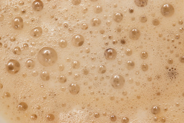 Foam coffee as a background
