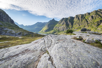 Norwegian Mountain Landscape, Lofoten Islands