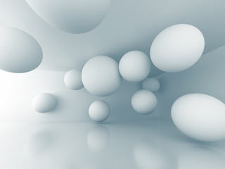 Abstract Spheres Shapes Wallpaper Background