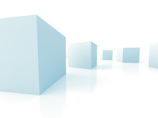 Abstract Cubes Shapes Blocks Background