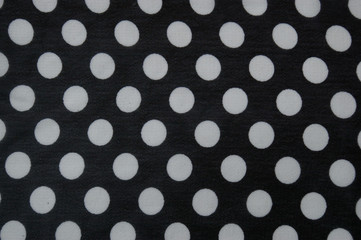 Polka dot pattern material fabric
