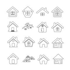 House Icon Real estate Set for website