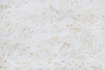 Uncooked white rice (Jasmine Rice).