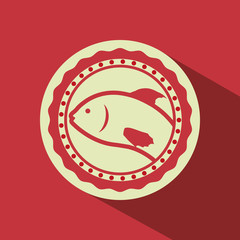 Fish figure design 