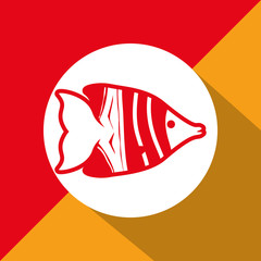 Fish figure design 