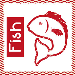 Fish figure design 