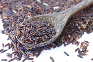 Closed up rice berry for healthy life style