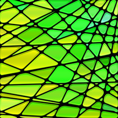 Naklejka premium abstract vector stained-glass mosaic background
