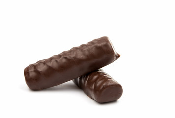 chocolate candies isolated