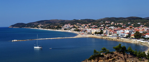 Naklejka premium Limenaria town