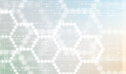 Abstract tech background. Futuristic technology interface. Vector