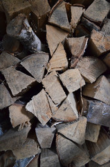 Texture woodpile, firewood
