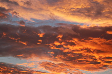 Fototapeta premium Wieczorne niebo